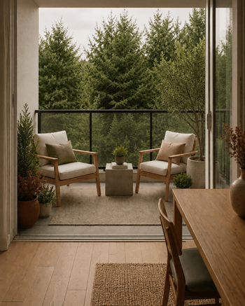 Private balconies